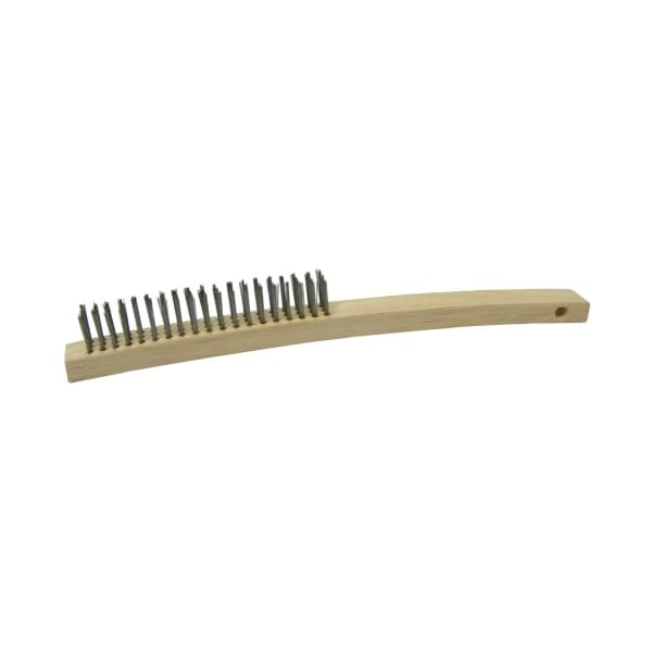 Weiler Vortec Pro Wire Scratch Brush, .012 Carbon Steel Fill, 3 x 19 Rows 25150 - main